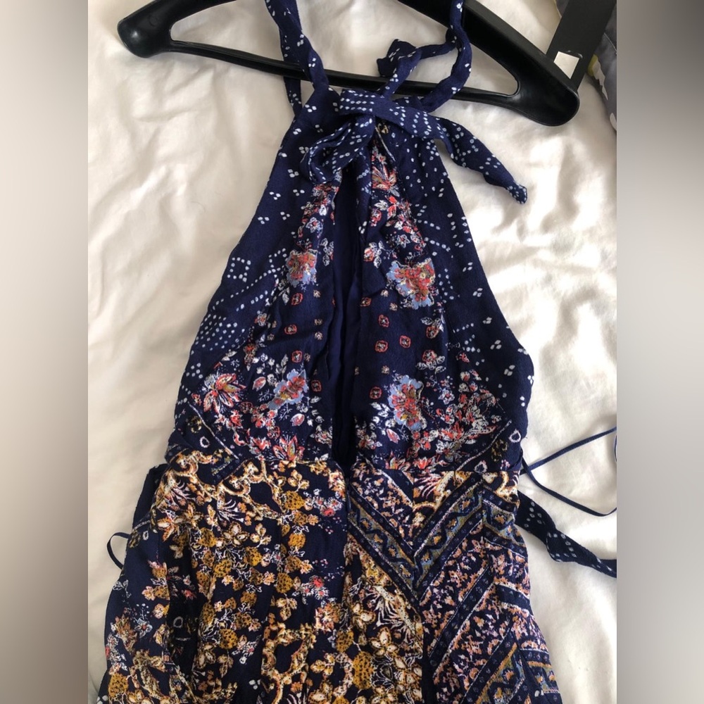 Floral Halter Jumpsuit